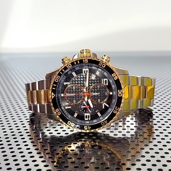 Invicta Men's Specialty Chronograph Textured Dial Stainless Steel Watch - Picture 5 of 9